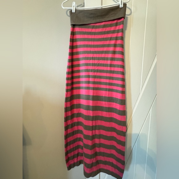 Trina Turk Los Angeles Size‎ Small Tube Dress Knit Sweater Striped Pink Brown - Picture 2 of 5